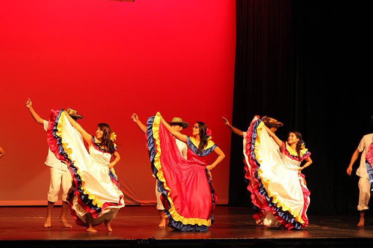 Spanish speakers participate in annual Bellaire International Student Associations festival. 