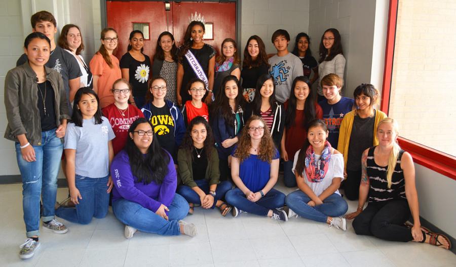 Miss International shared her personal experiences with volunteer service with the Bellaire Beating Hearts club.