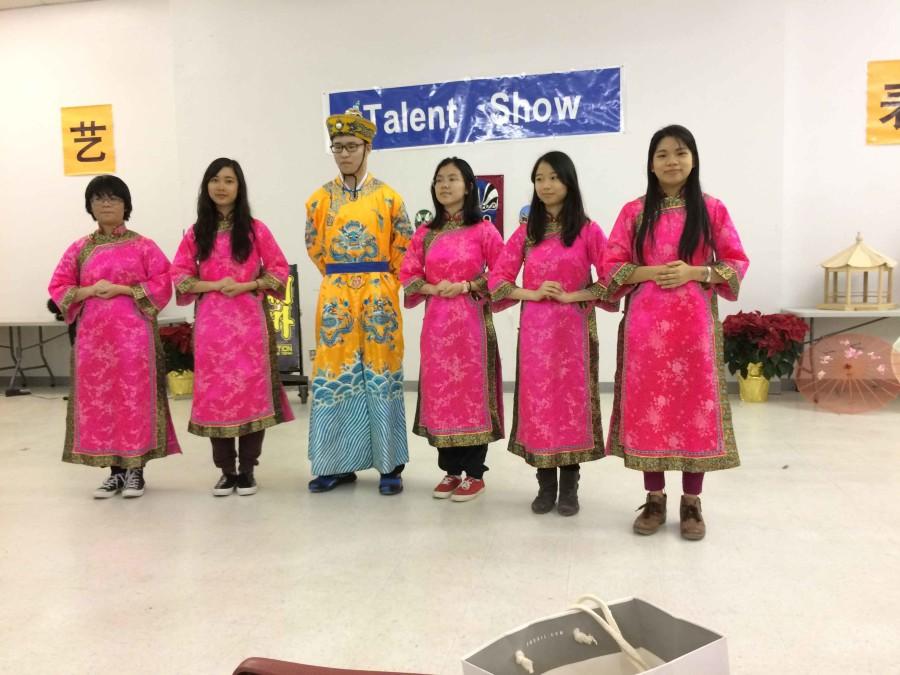Student Prepares for the Chinese Talent Show