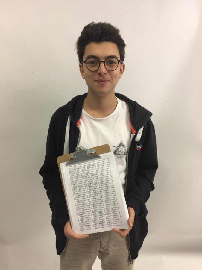 Foreign exchange student creates petition