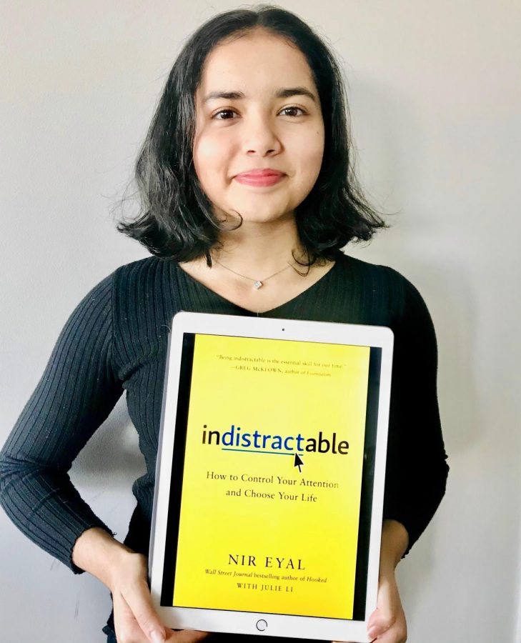 Sonya Kulkarni uses her iPad to research, download and read books. Published in 2019, the book, Indistractable: How to Control Your Attention and Choose Your Life is a National Bestseller. 