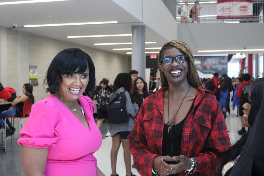 When shes not busy, Dr. Franklin spends Cardinal Hour walking the hallways. She enjoys holding conversations with people during lunch and is always willing to help when help is needed.