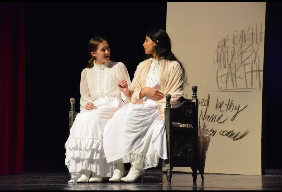 Senior Ria Nanjundan performs as Abigail Williams in The Crucible for Red Bird Productions. Nanjundan said that whenever [she] feels angry or sad, [she] always channels that into acting.
