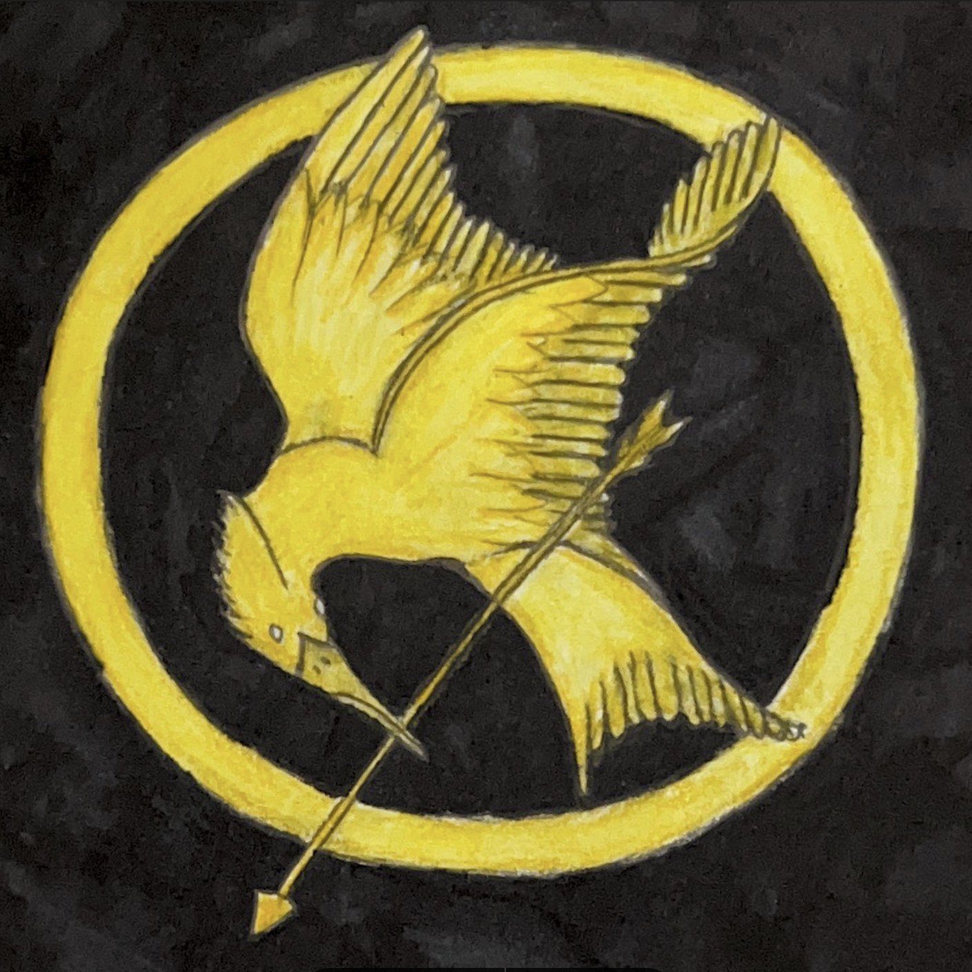 How To Draw Hunger Games, The Hunger Games Logo, Step by Step