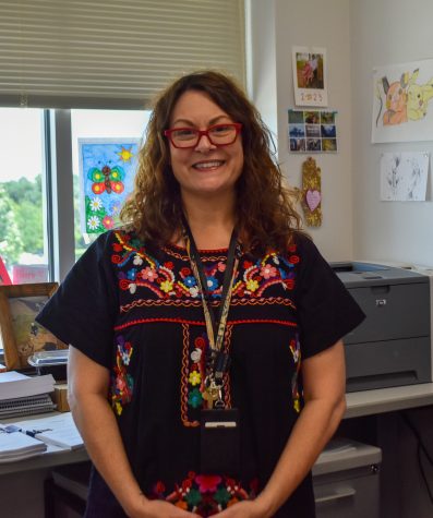 Mary Brownfield teaches English 3. “She always accommodated my mental health issues but she never coddled me either, senior Kris VillaYCana said. She pushed me to do well in her class but she also knew my limits.”