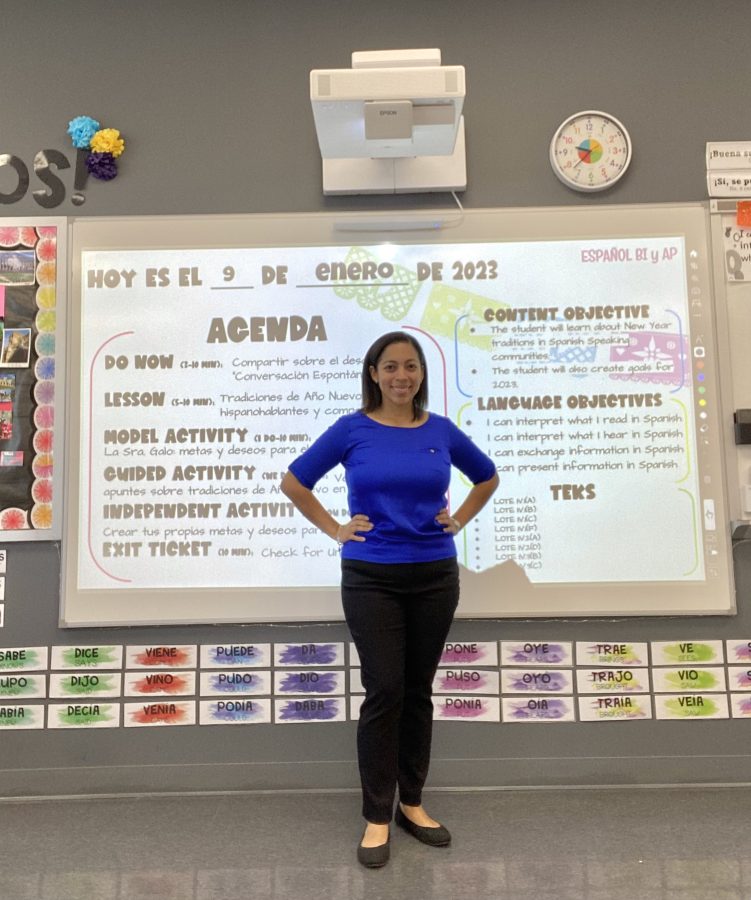 Ms. Galo has been a teacher for 16 years, three of which have been at Bellaire. 