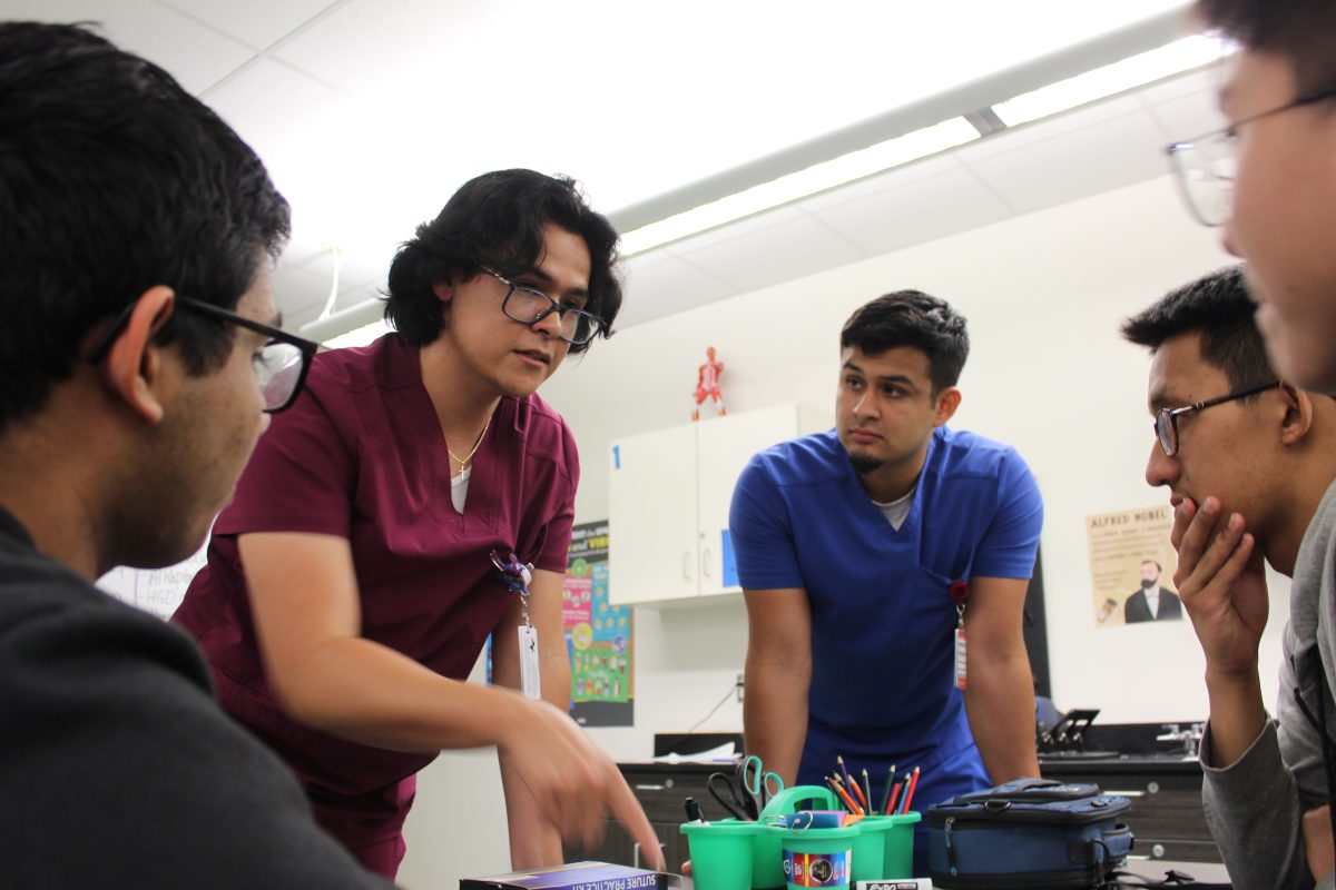 Students were able to learn suturing and ask questions related to going pre-med. "Most of [the medical students were] second years, [so] they were able to talk about their experiences at medical school," Junior Miranda Wang said.