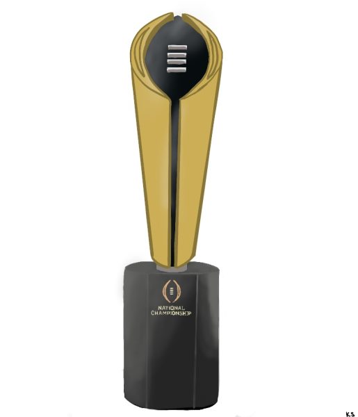 The College Football Playoff National Championship Trophy has been awarded to the best team at the end of every year. The trophy will now be given to the winner of the 12 team playoffs.