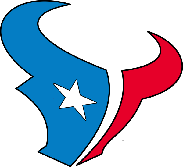 This is my recreation of the Texans logo. I wanted to incorporate the new electric blue color from the alternate uniforms this year as well as last season's "Battle Red" color from the 2023 alternate uniform.