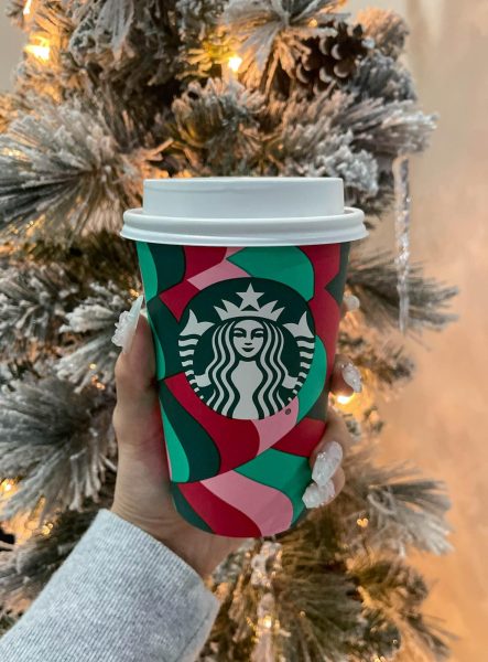 This drink is topped with whipped cream and chocolate curls which got mixed into the drink as I drove my car, so sadly the photo is just of the cup. The four peppermint syrup pumps weren’t prevalent in the taste, and surprisingly, the two Signature Espresso shots didn’t help me stay awake.