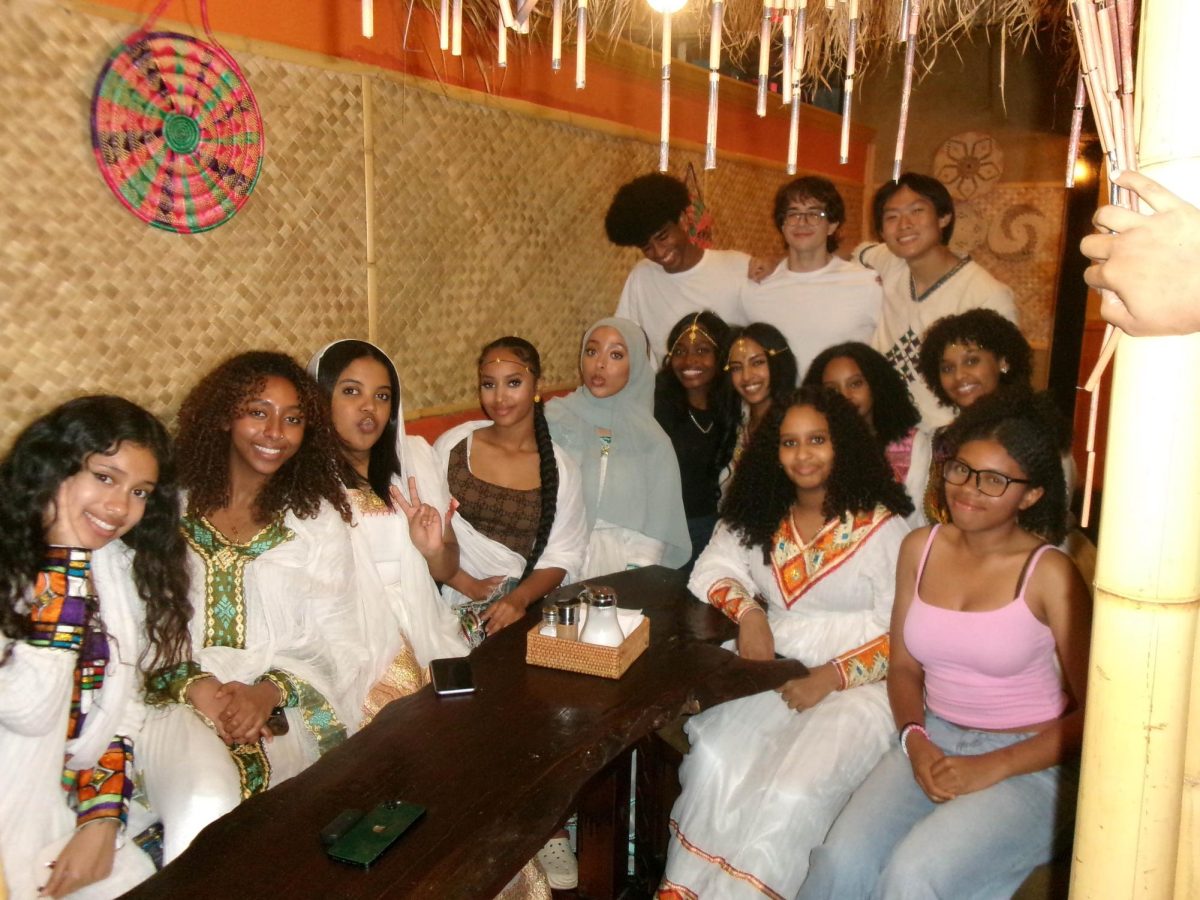 EASA members celebrate their BISA Fest performance with dinner at Bahel Ethiopian Mart and Kitchen, a local Ethiopian restaurant. Celebrating after BISA Fest with dinner at Bahel has been a club tradition for years.
