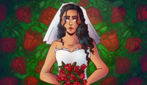 KATSEYE member Daniela is dressed as a bride in their music video for “Gabriela.” She was a main focus of this song as it was based on her Latin heritage. 
