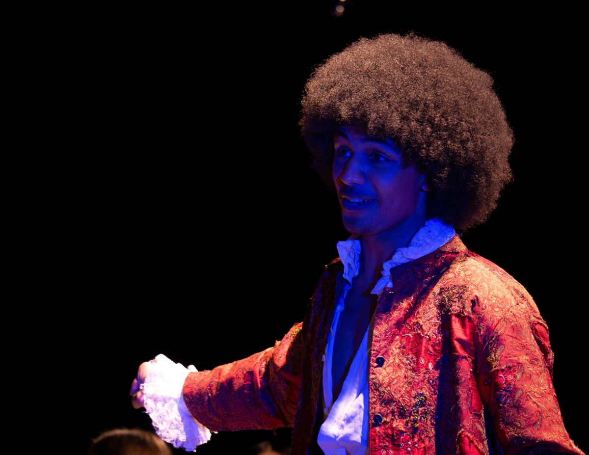 Percy performs in Red Bird Production’s “Rozencratz and Guildenstern are Dead” as the Player. In this show, he felt very close to the audience, like he was “tip-toeing on the fourth wall” throughout the entirety of the show.