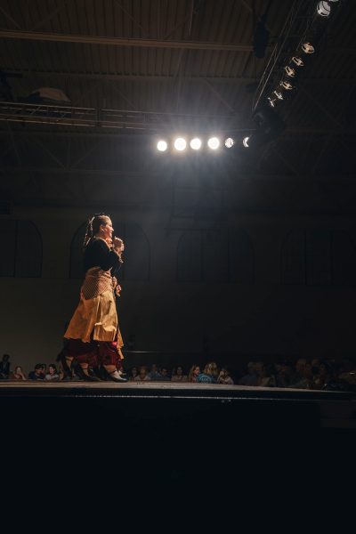 We join hands during our final performance of the Kostari as the crowd cheers us on. We ended the night surrounded by the same community that had watched us grow up.