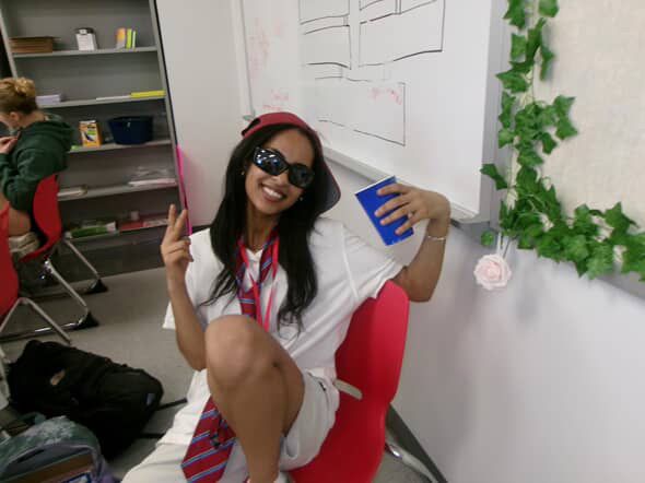 Senior Betiel Elma won the award for Fraternity Boy or Sorority Girl Wednesday. Elma dressed as a frat boy. "You can dress like anything you want," Elma said. "I had my digital camera so I was able to capture every single moment."