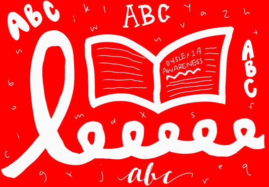 The color of red represents the red markings often associated with corrections on spelling. Because of this, Go Red for Dyslexia campaigned with this color for dyslexia representation.