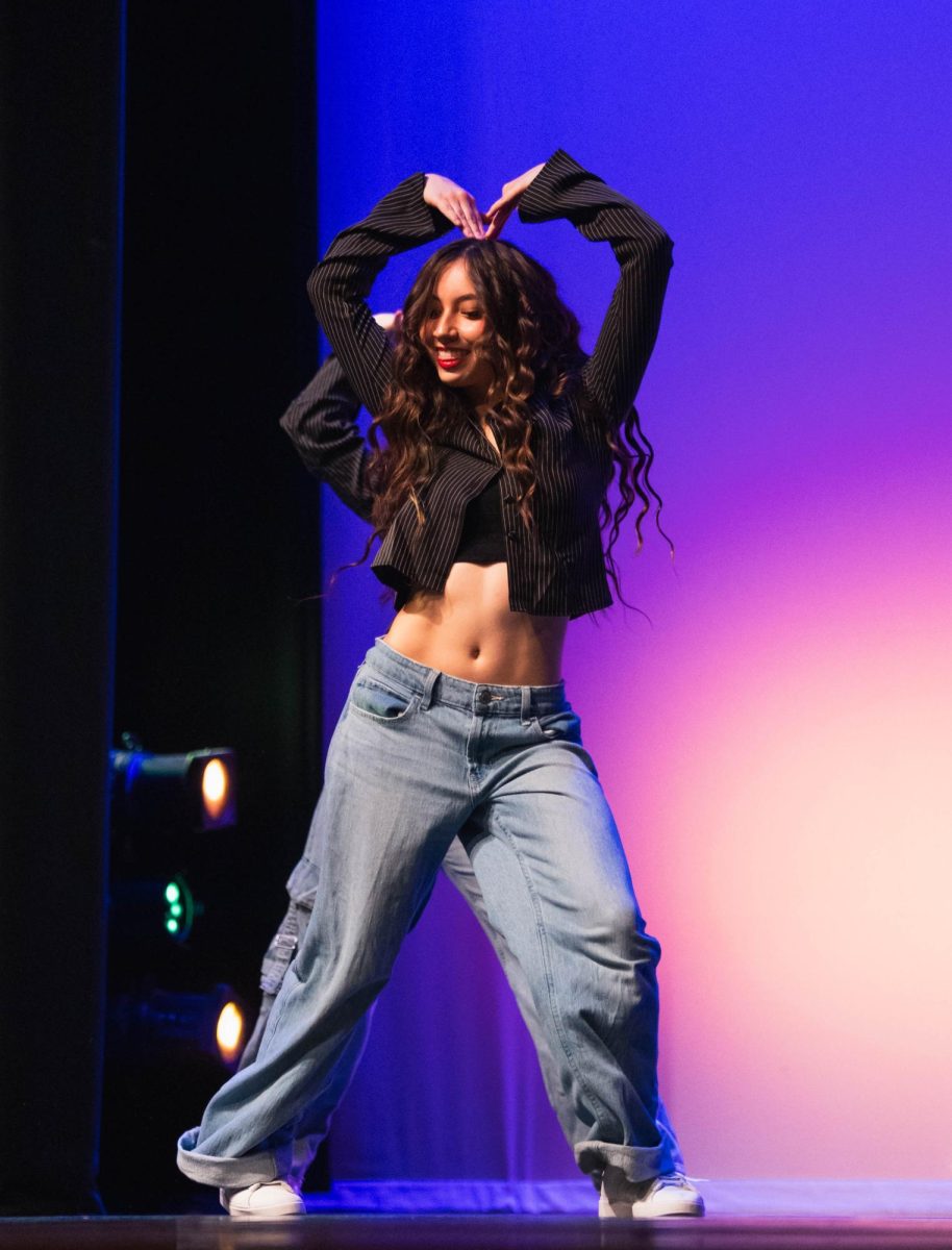Jones performs a self-choreographed piece to the song "Caught Up on the Floor” at Emotion’s spring show “Echos of the Soul.” Jones choreographed a total of three hip-hop dances for this showcase.