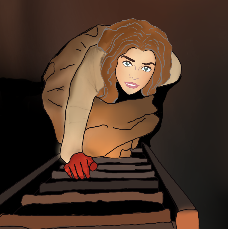 Ready or Not's protagonist, Grace scales up a ladder despite her injured hand, in order to escape her fiance's family. Her determination, resilience, and stubbornness all played a significant part in her character.