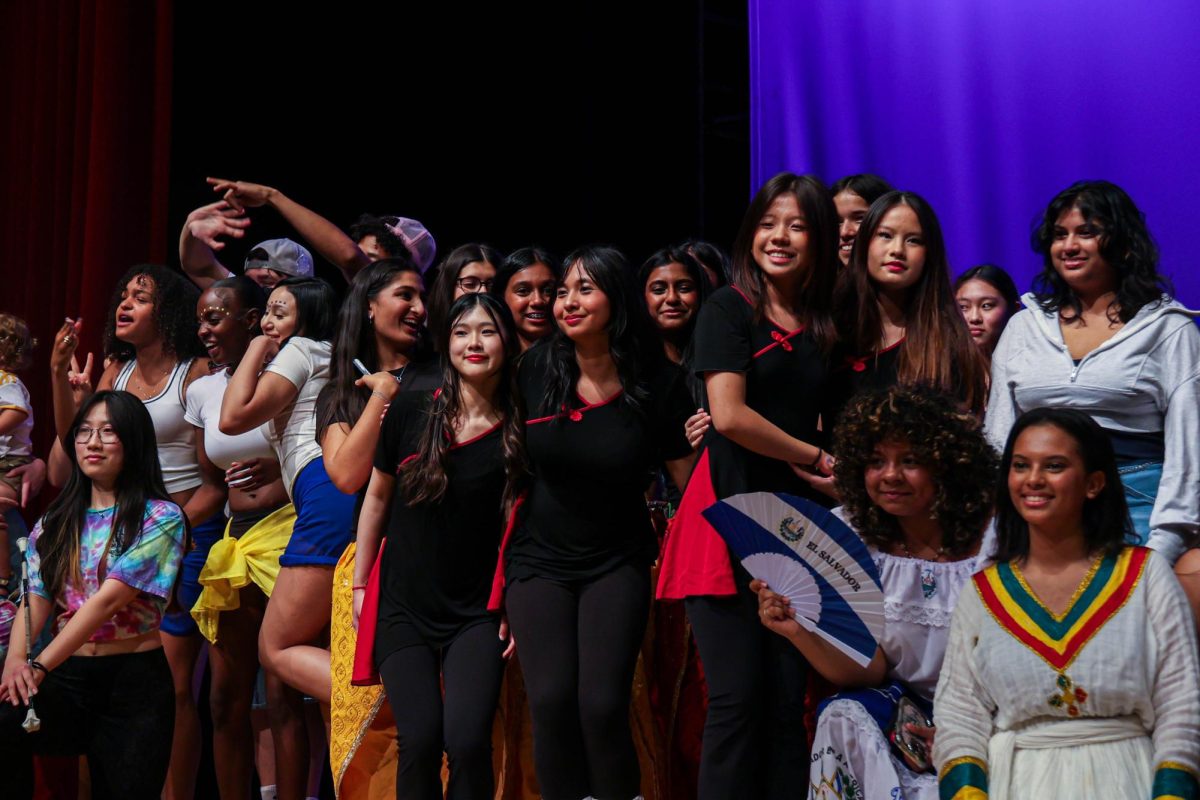 All performers gather on stage for a final curtain call. BISA has been a Bellaire tradition since the early 1970s.