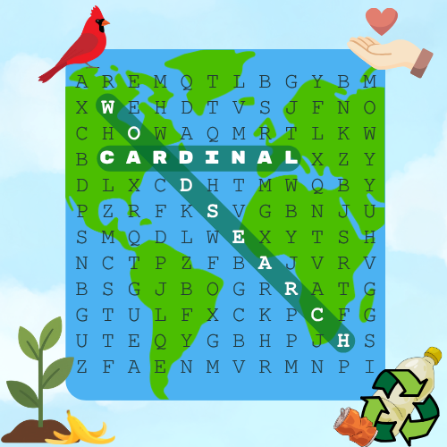 Cardinal Word Search: Happy Earth Day!