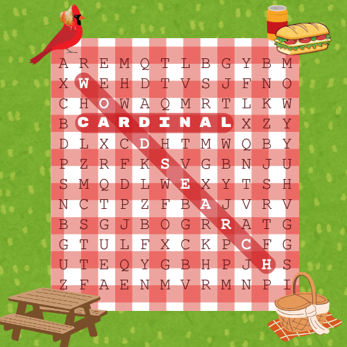 Cardinal Word Search: National Picnic Day