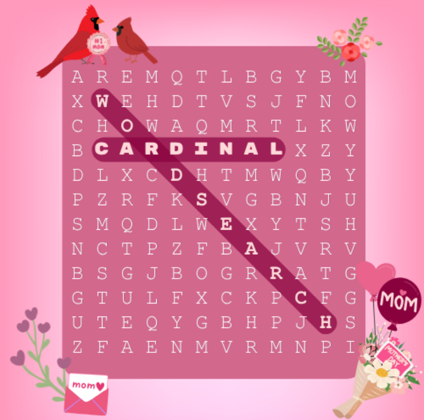 Cardinal Word Search: Happy Mother’s Day!